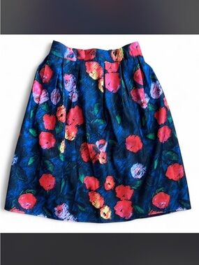 A-Line Floral Skirt